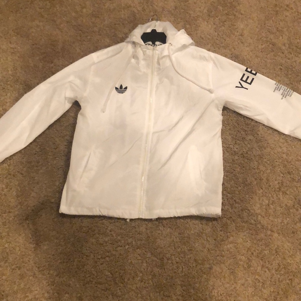White Yeezy windbreaker